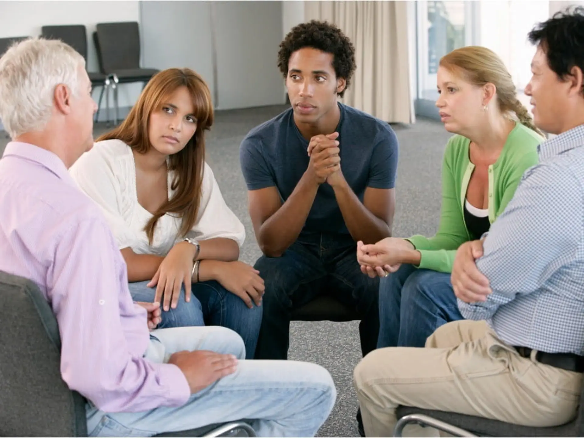 opioid epidemic support group meeting