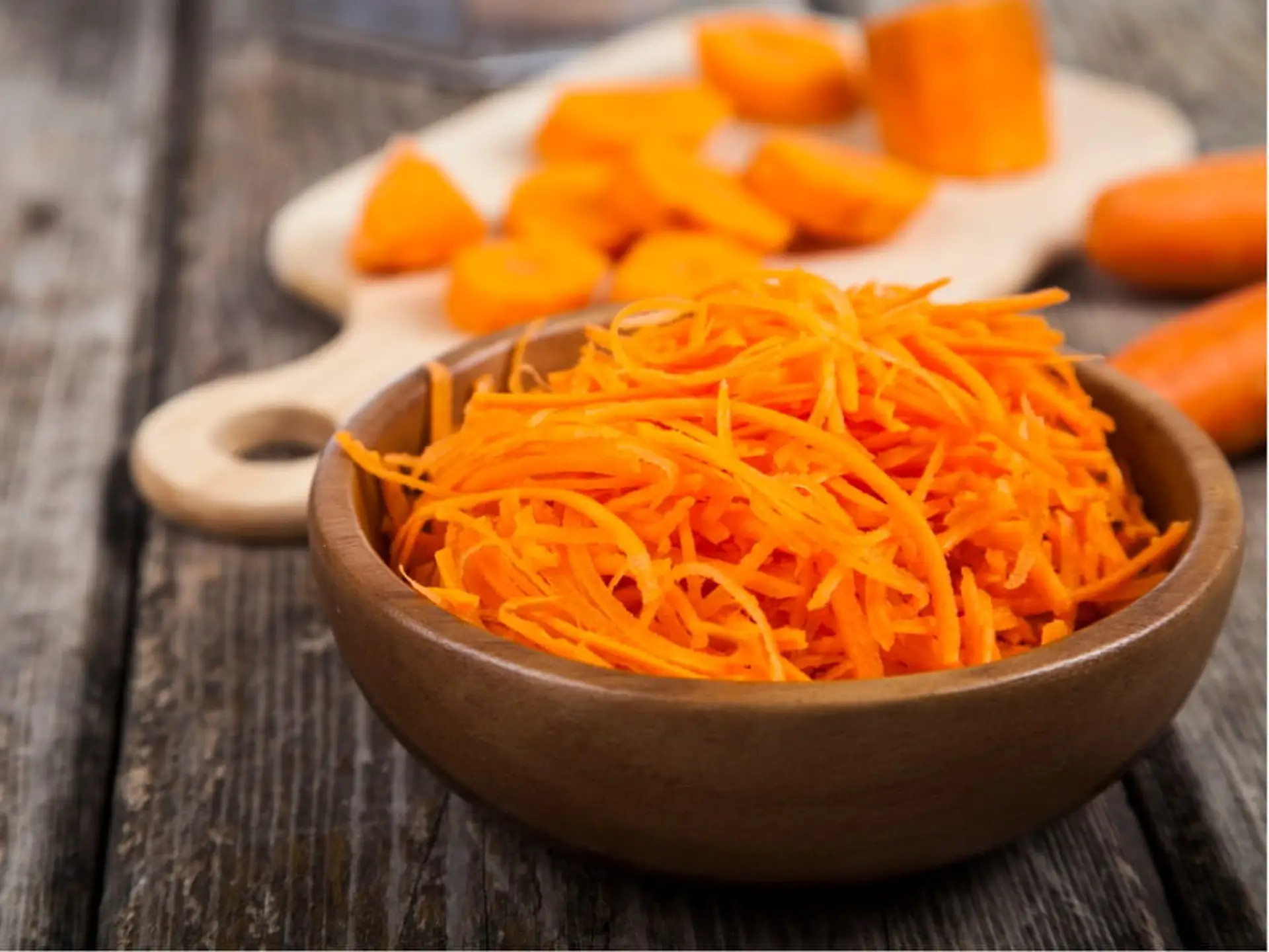 grated carrots