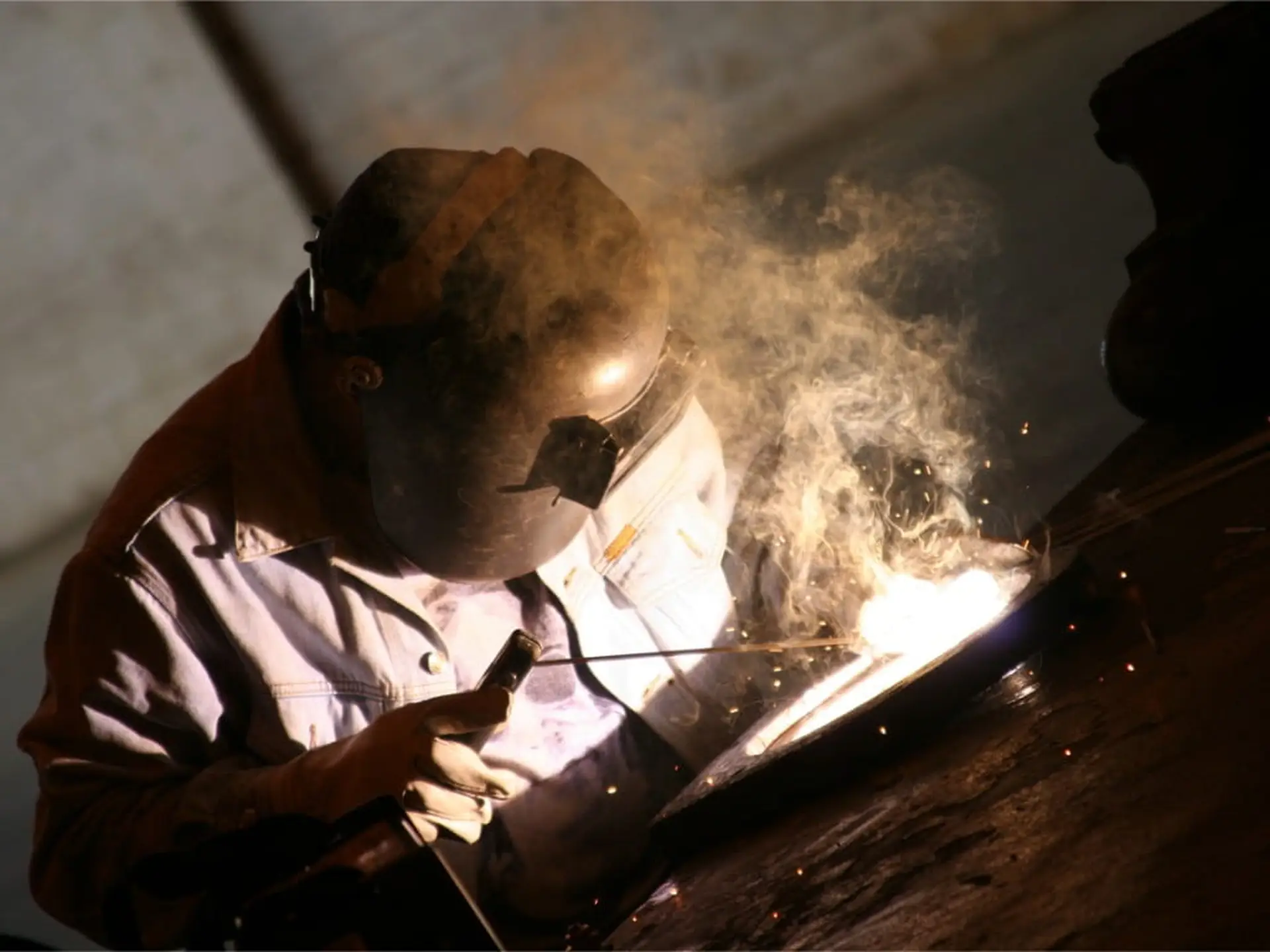 welder at work