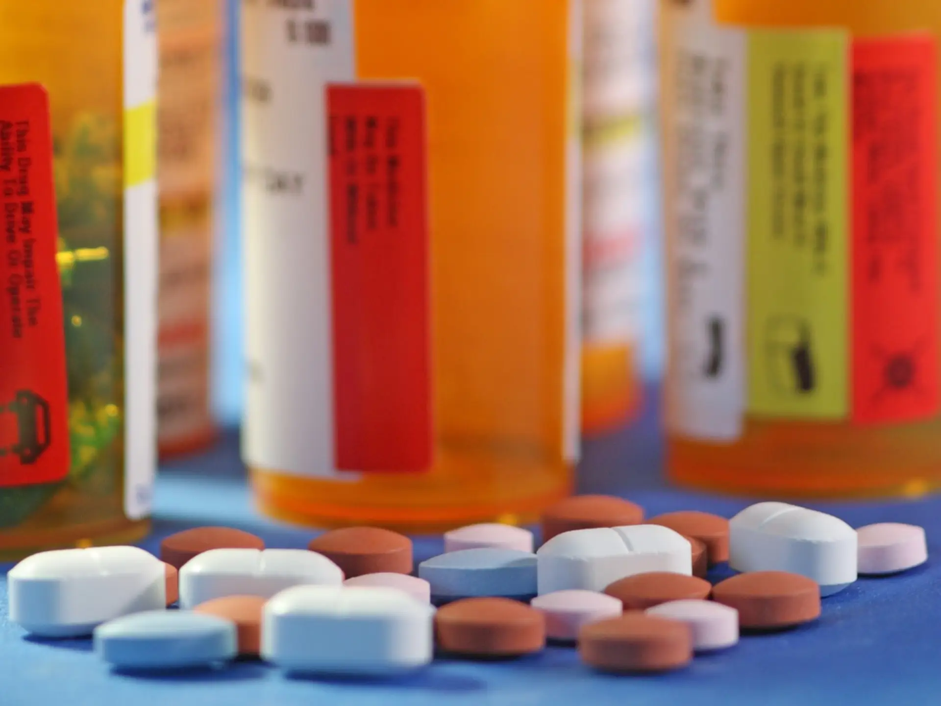 pills and pill bottles