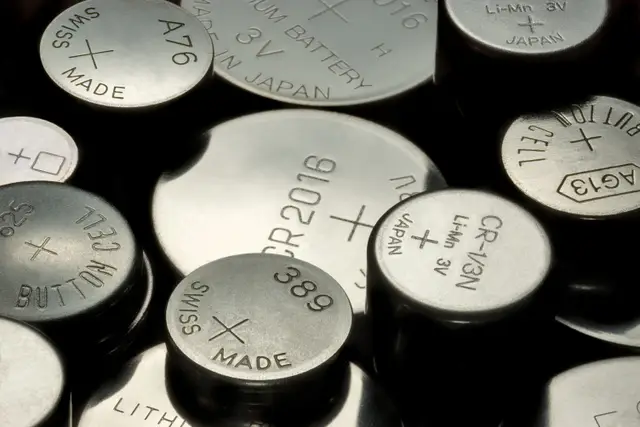button batteries