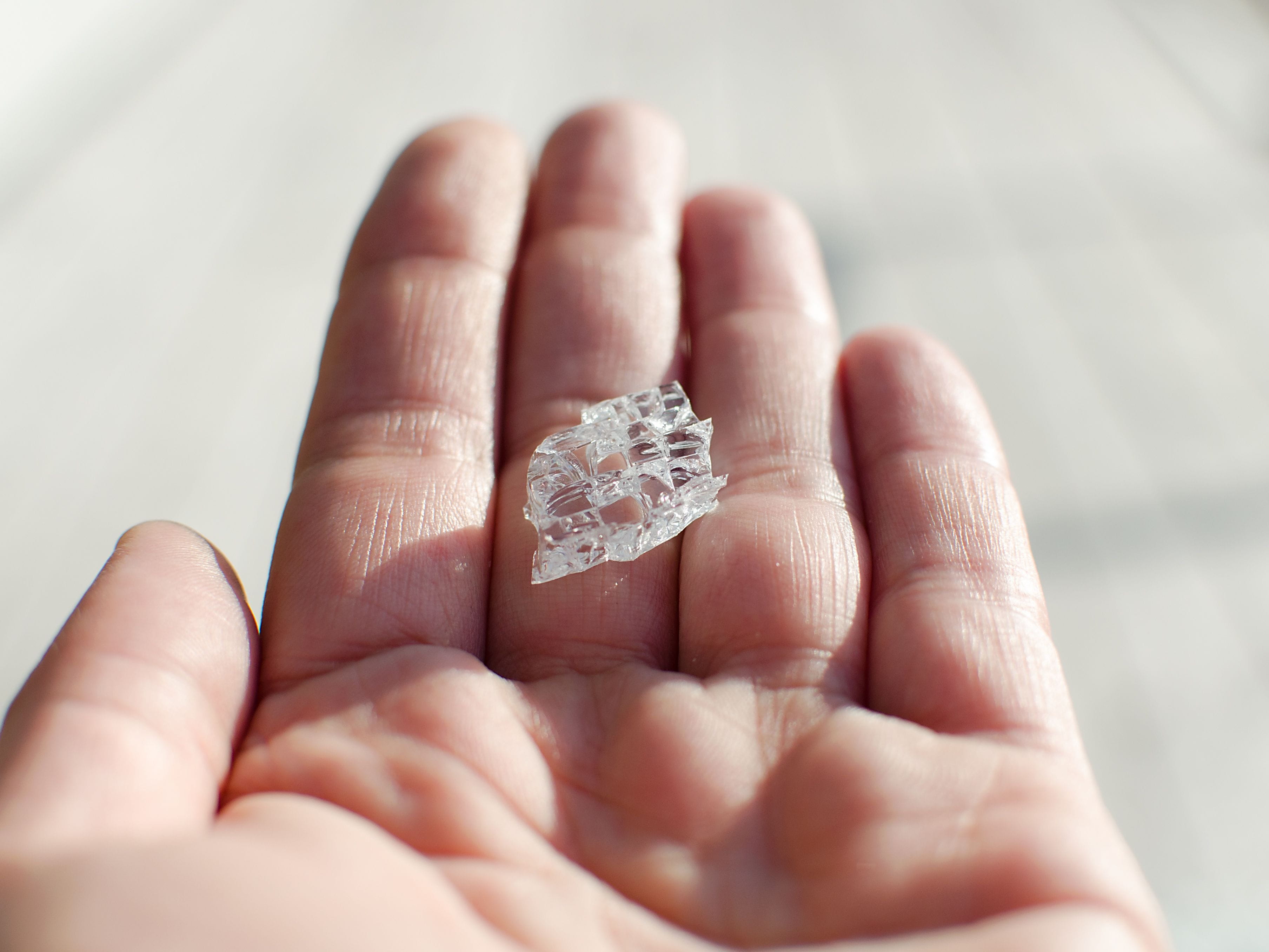 is there glass shards in chewing tobacco I think I swallowed glass. What should I do?
