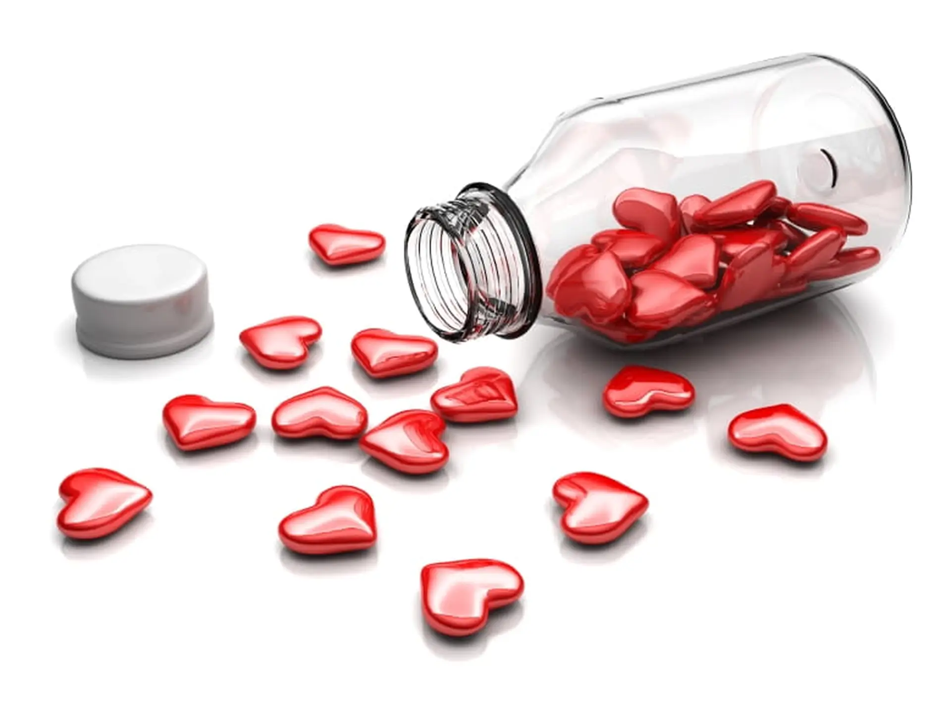 heart shaped pills